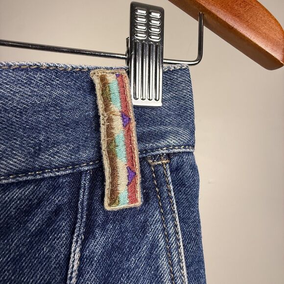 Vintage Missoni Sport Designer 80s 90s High Waisted Denim Jean Skirt, Italy - Picture 6 of 9